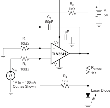 TLV3541 TLV3542 TLV3544 ai_laser_diode_driver_bos756.gif