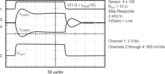 DRV401-Q1 ai_primary_current_step_resp_bos814.gif