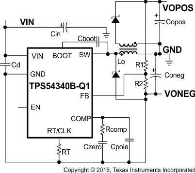 TPS54340B-Q1 split_rail_slvsdx5.gif