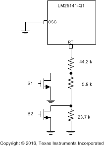 LM25141-Q1 rt_connection_circuit_440mhz_SNVSAP9.gif