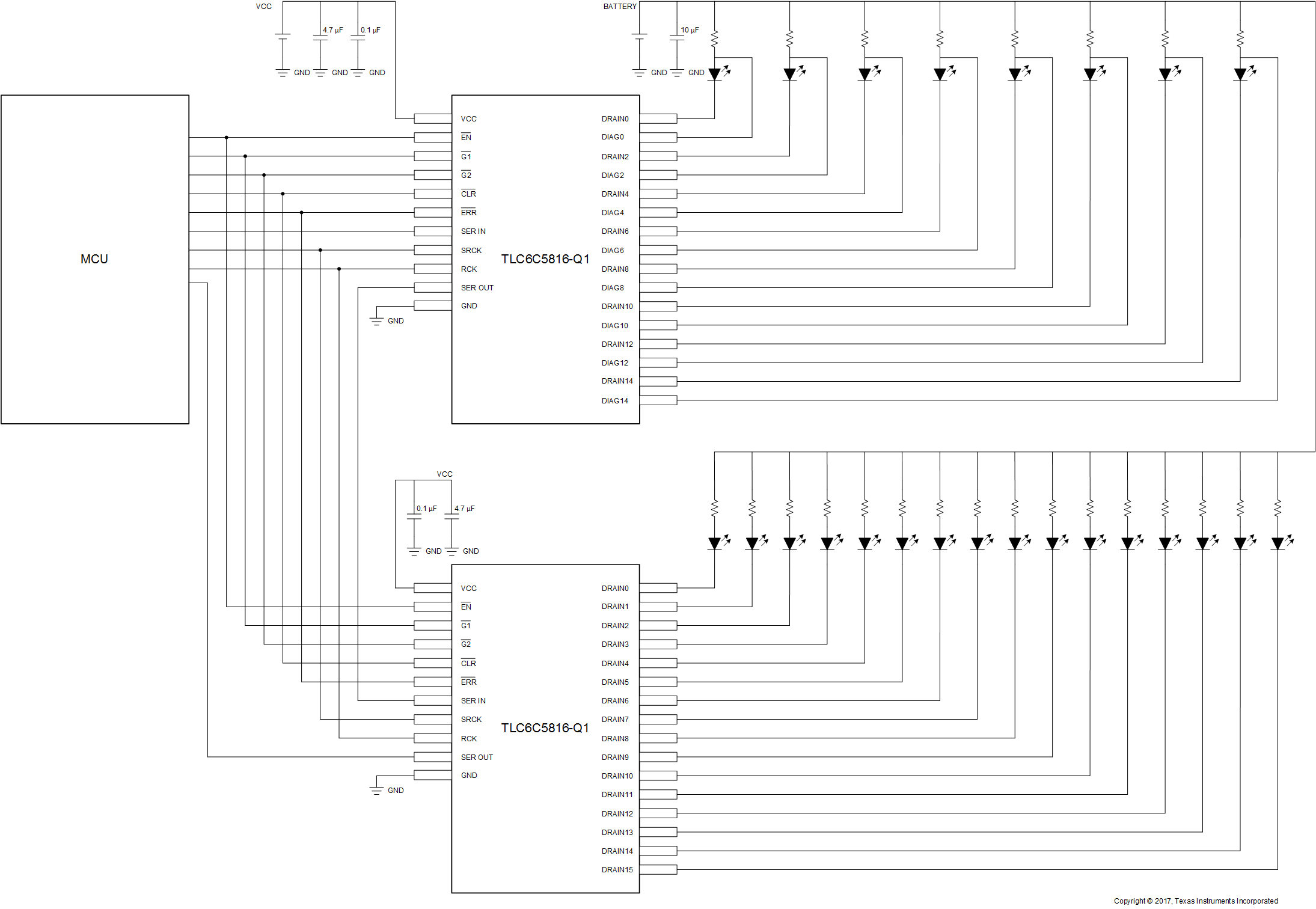 TLC6C5816-Q1 Typical-Application-SLASEJ5.gif