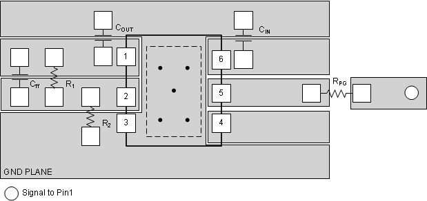 TPS745 tps745-drv-package-layout-example.gif