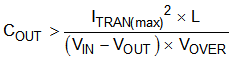 TPS65911 tps65911-output-capacitor-equation.gif