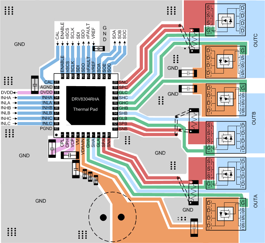 DRV8304 drv8304_layout_example.gif