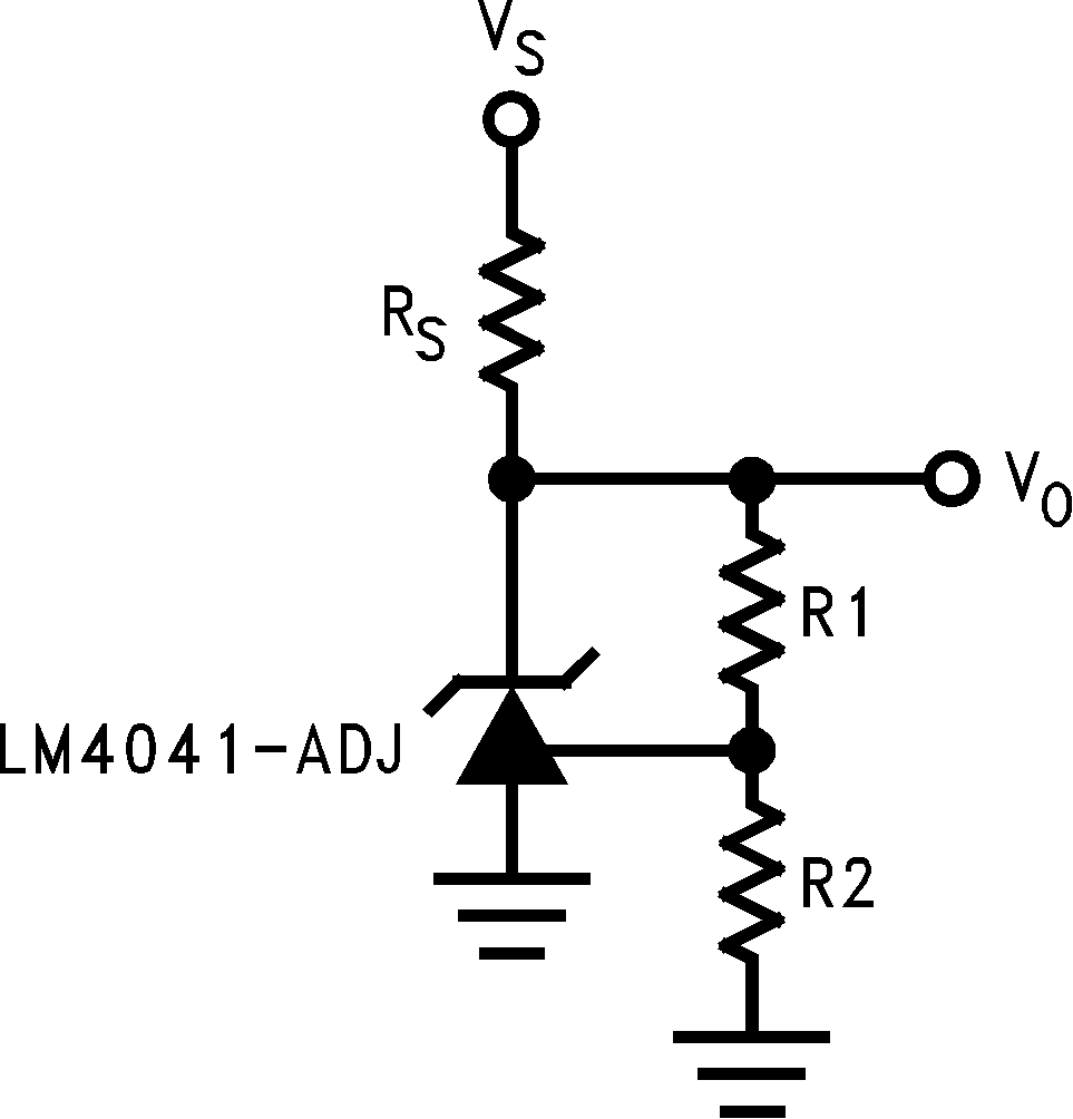 LM4041-N  LM4041-N-Q1 可调节并联稳压器