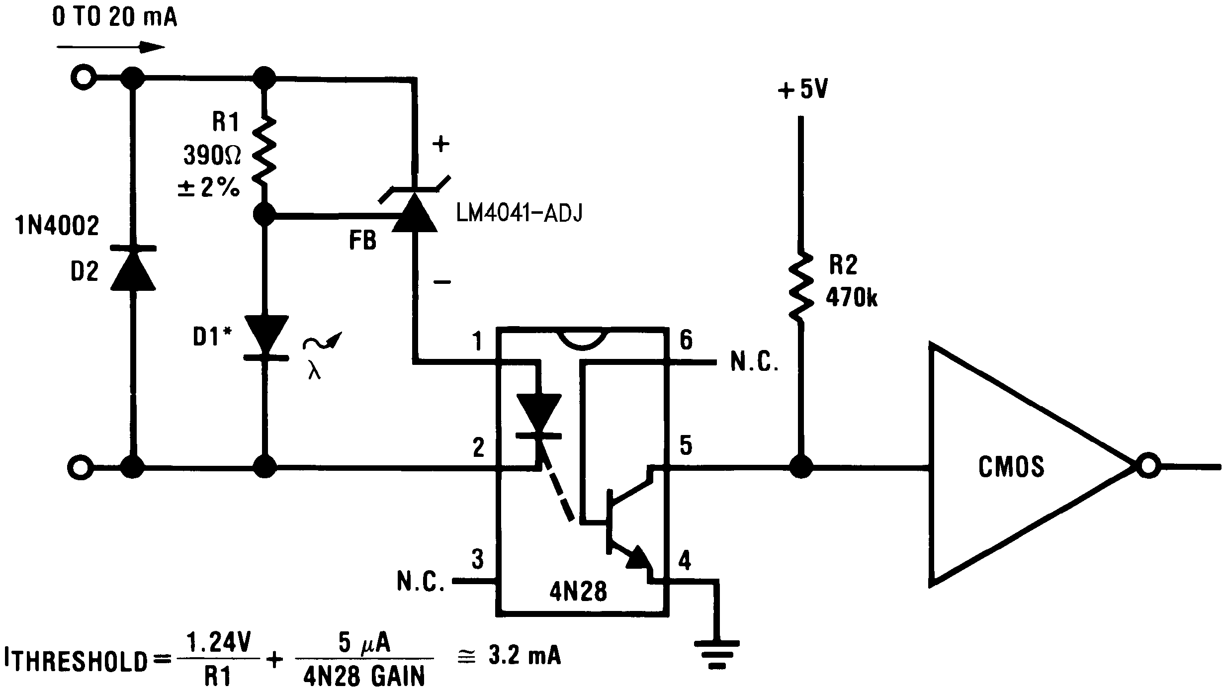 LM4041-N  LM4041-N-Q1 简单浮动电流检测器