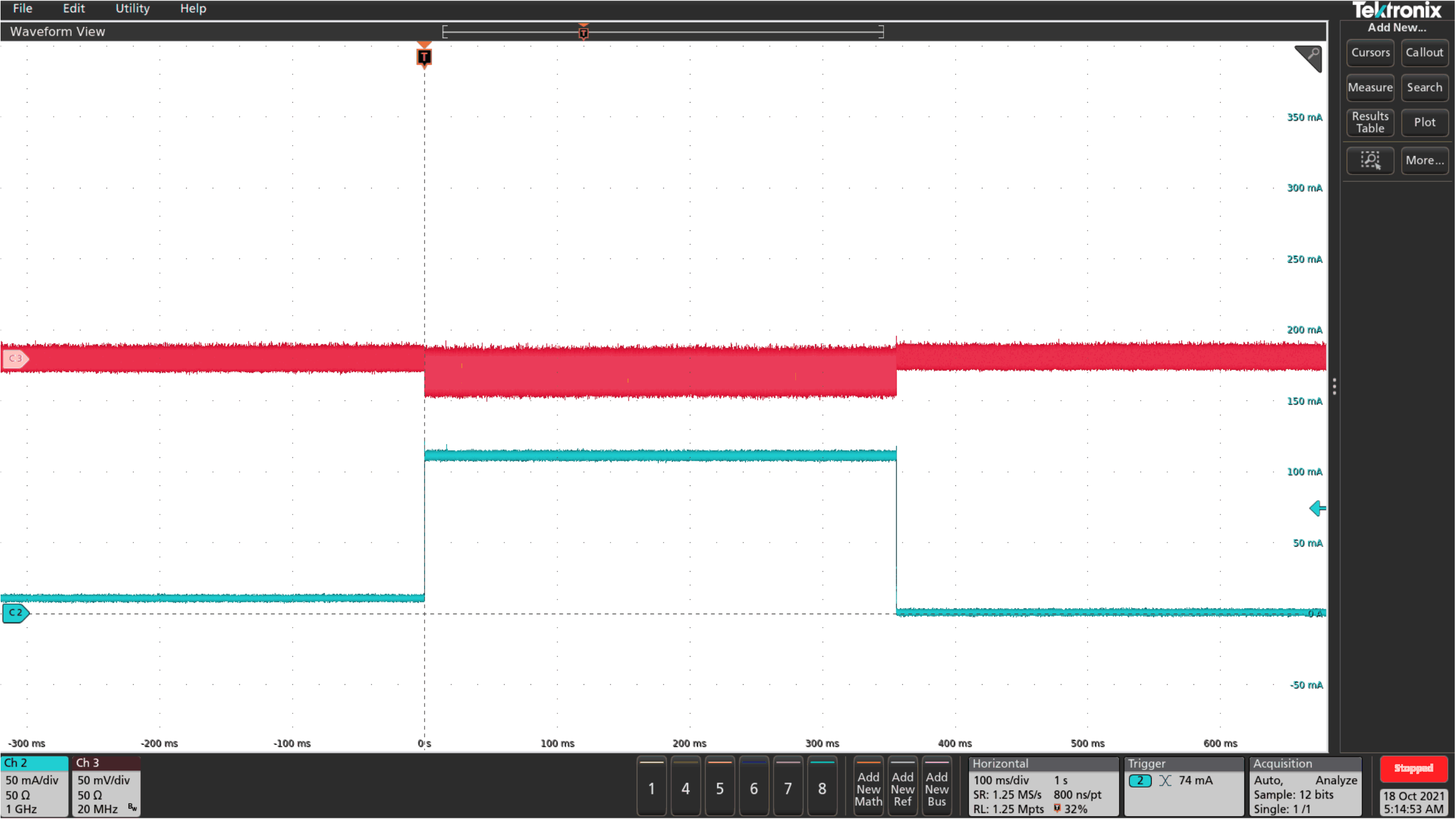 10-mA to 110-mA
Load Transient Response GUID-20211008-SS0I-K4D3-0D59-TMNHJ1VSPNQ8-low.gif