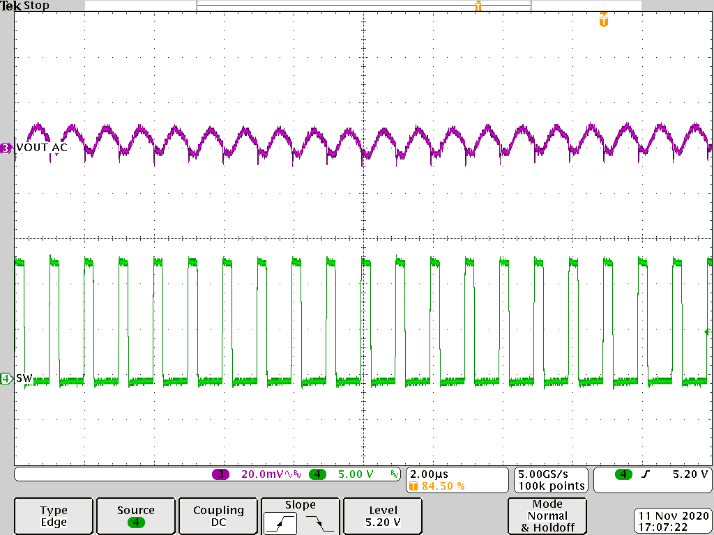 TPS543320 Output Ripple –
No Load GUID-20201130-CA0I-MLLW-TM70-XPVQPKG41SGZ-low.png