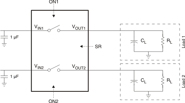 TPS22960 Typical Application Schematic