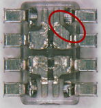 OPT4041 引脚 1 的识别特性