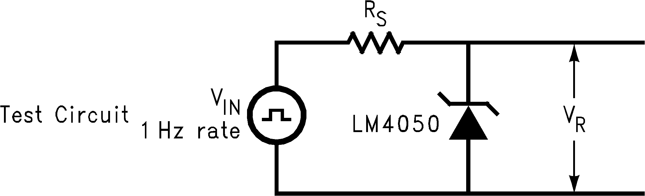 LM4050-N LM4050-N-Q1 测试电路