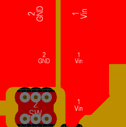  TPSM863252EVM对于关键回路①的优化