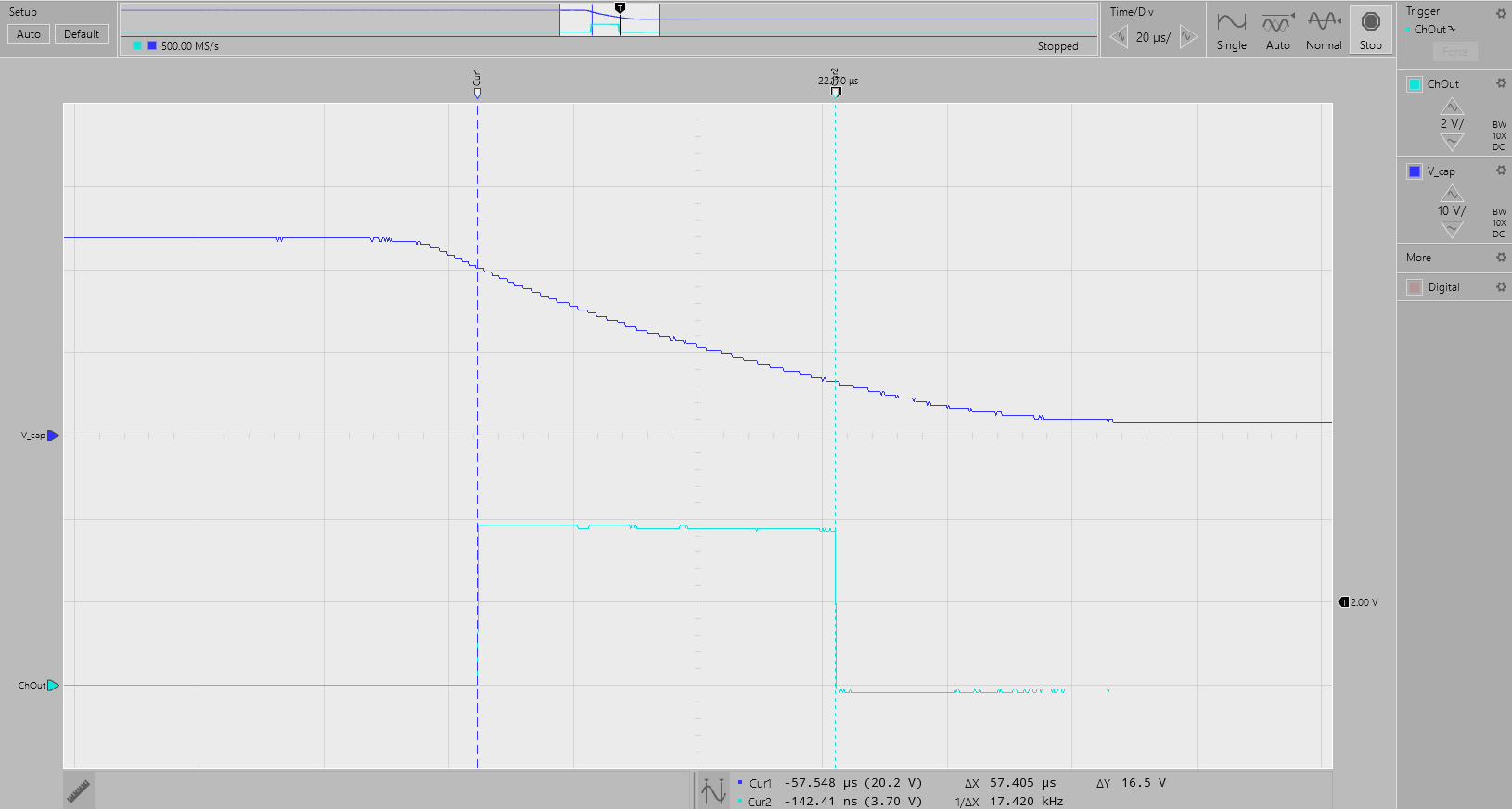 TIDA-01509 放大 图 3-6 - V_cap (2)，ChOut (1)