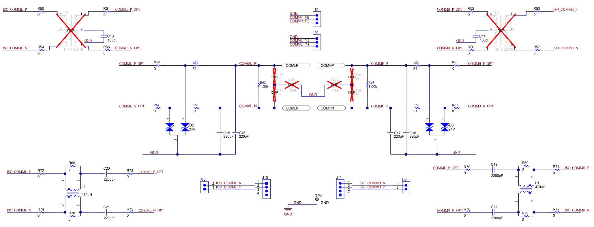 BQ79616-Q1 BQ75614-Q1 BQ79656-Q1 BQ79616EVM 原理图第 4 部分