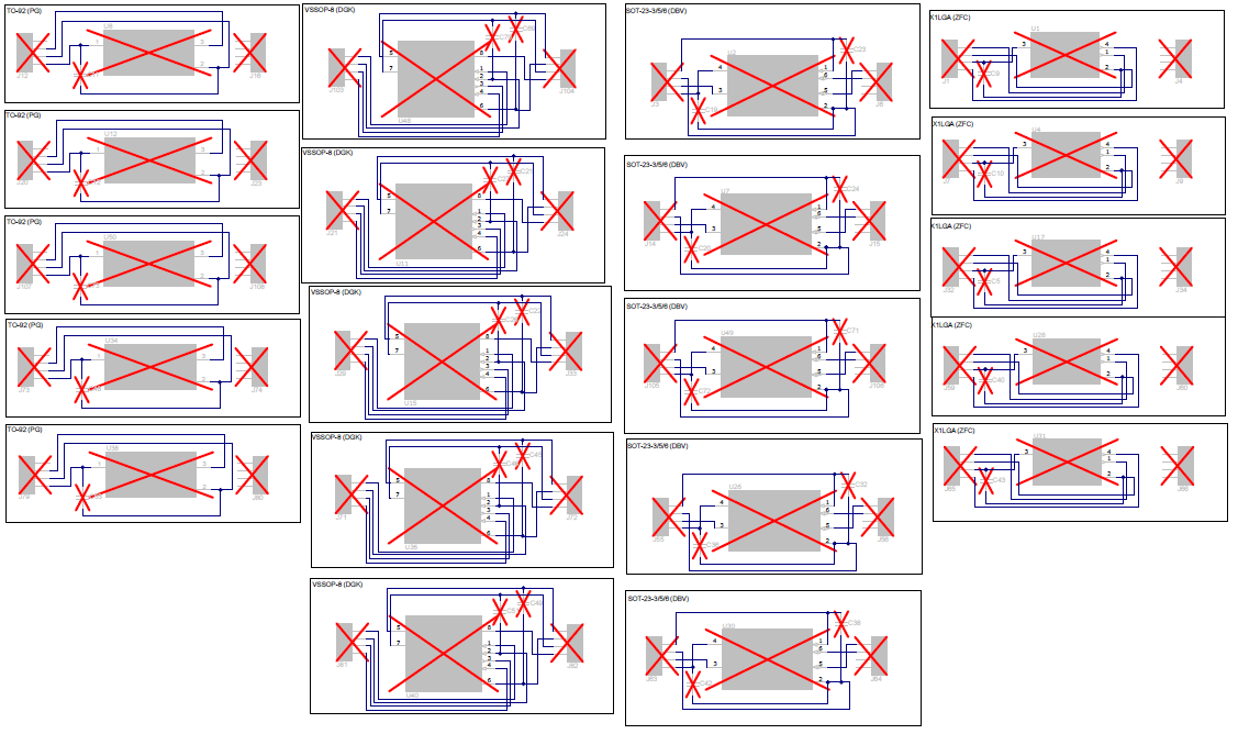  HALL-ADAPTER-EVM 原理图，第 1 页
