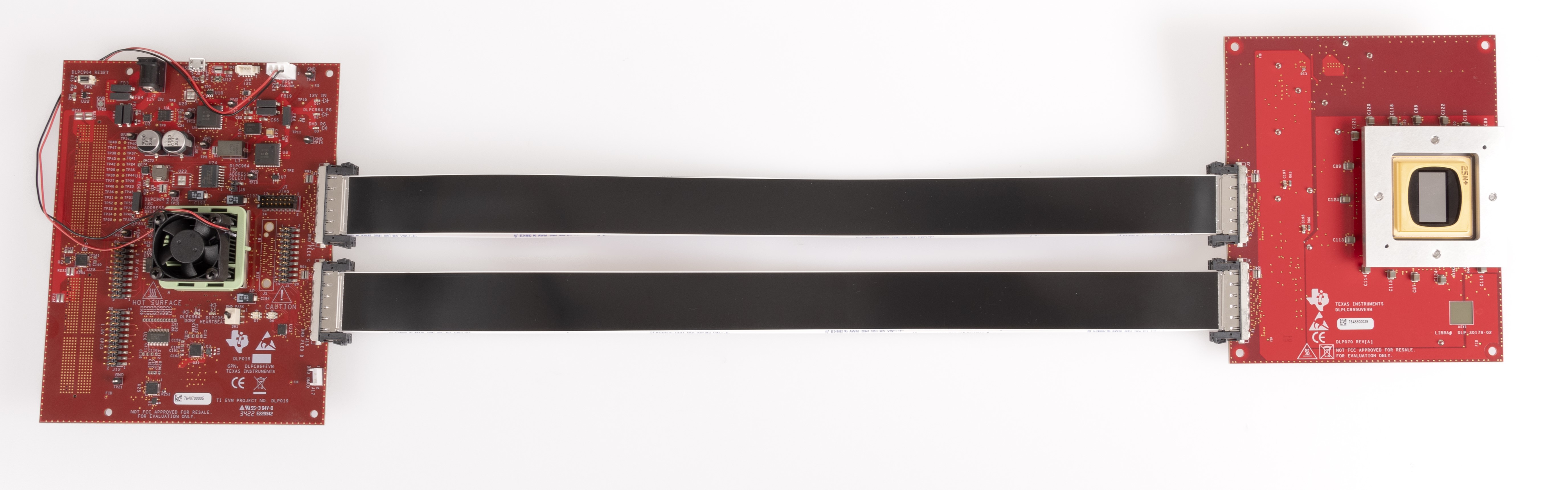 DLPLCRC964EVM 独立 DLPLCRC964EVM 和 DLPLCR99EVM/DLPLCR99UVEVM