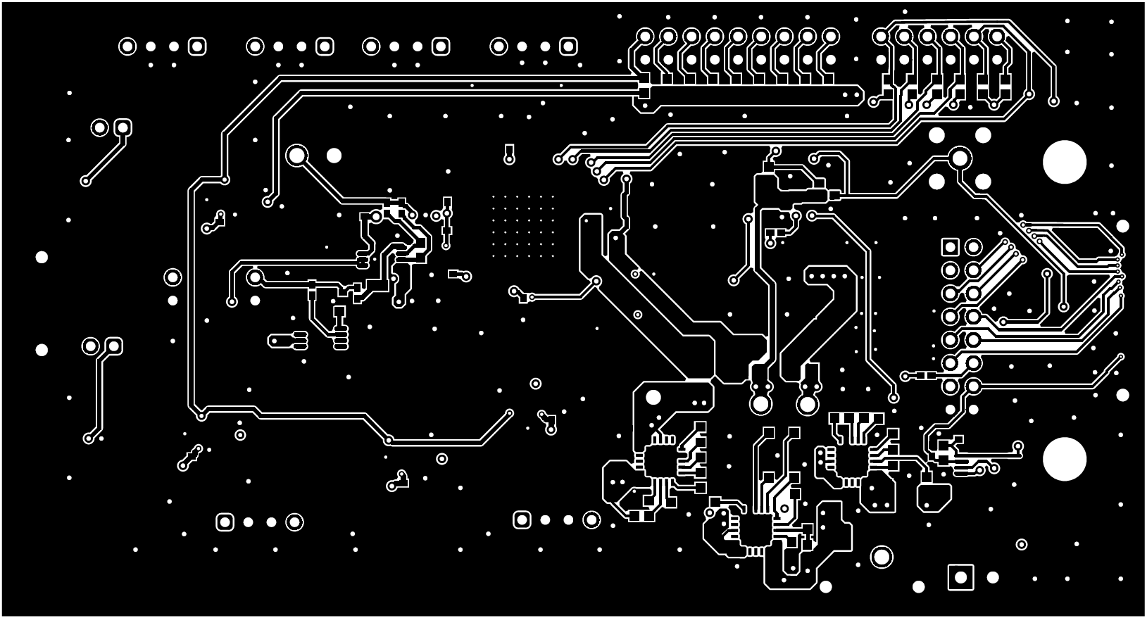 ADS1278V2EVM-PDK 底部信号层布局