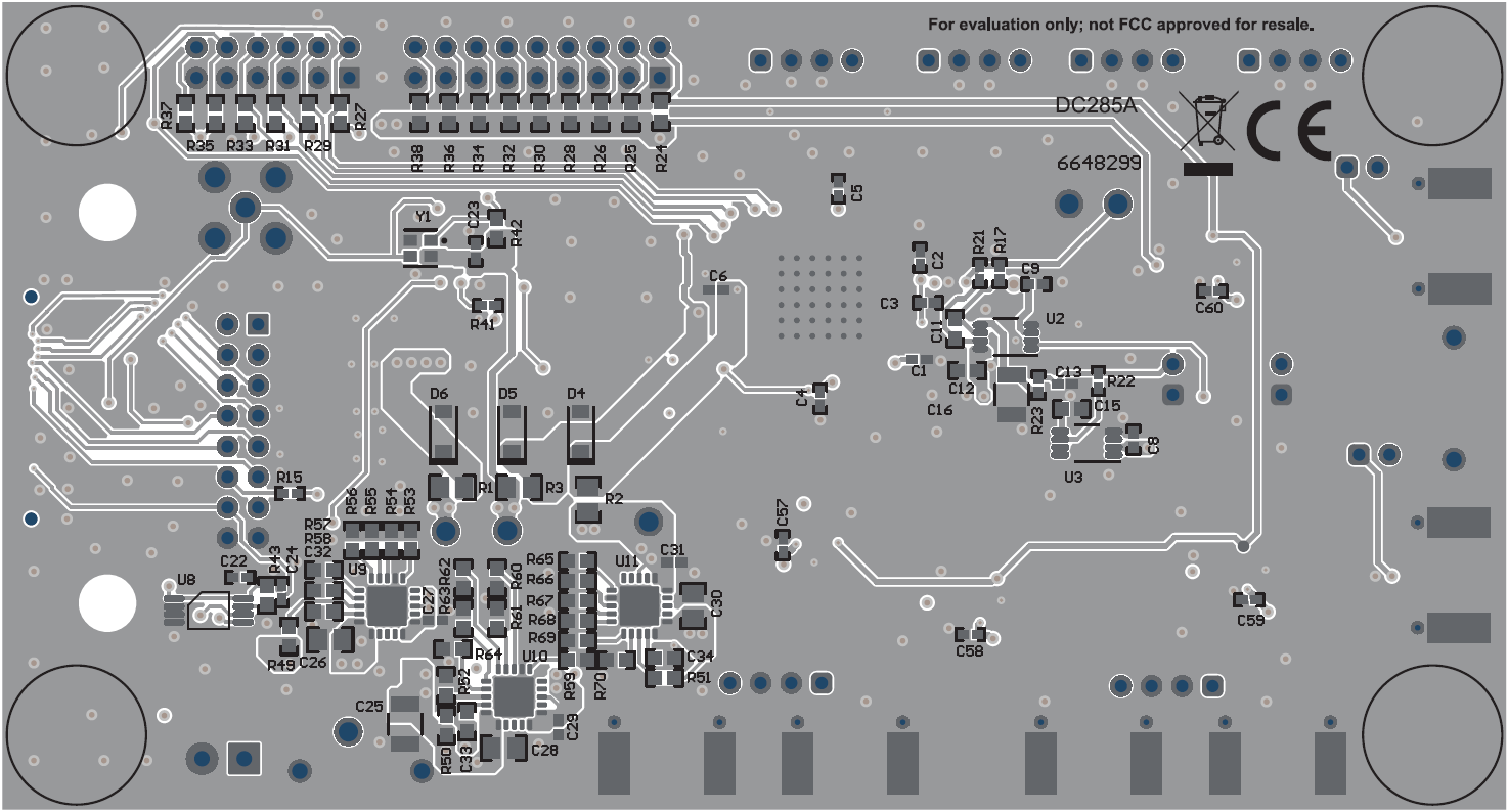 ADS1278V2EVM-PDK 底层复合布局