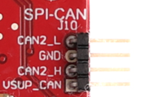 xWRL1432BOOST-BSD SPI-CAN 连接器