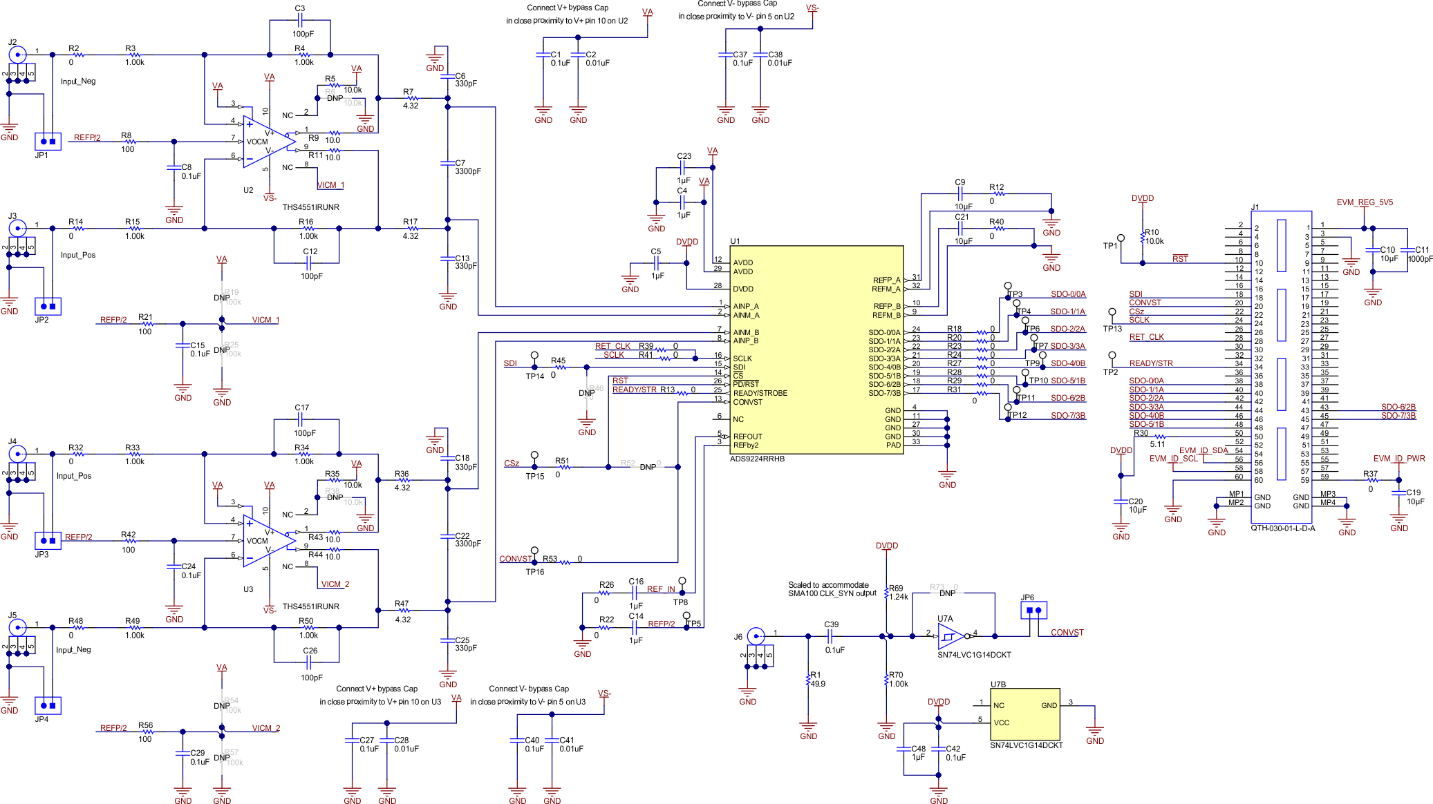  ADS9224REVM 原理图 1