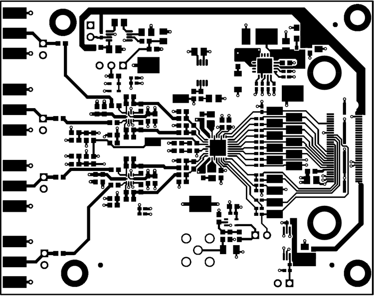  ADS9224REVM PCB 第 1 层：顶层
