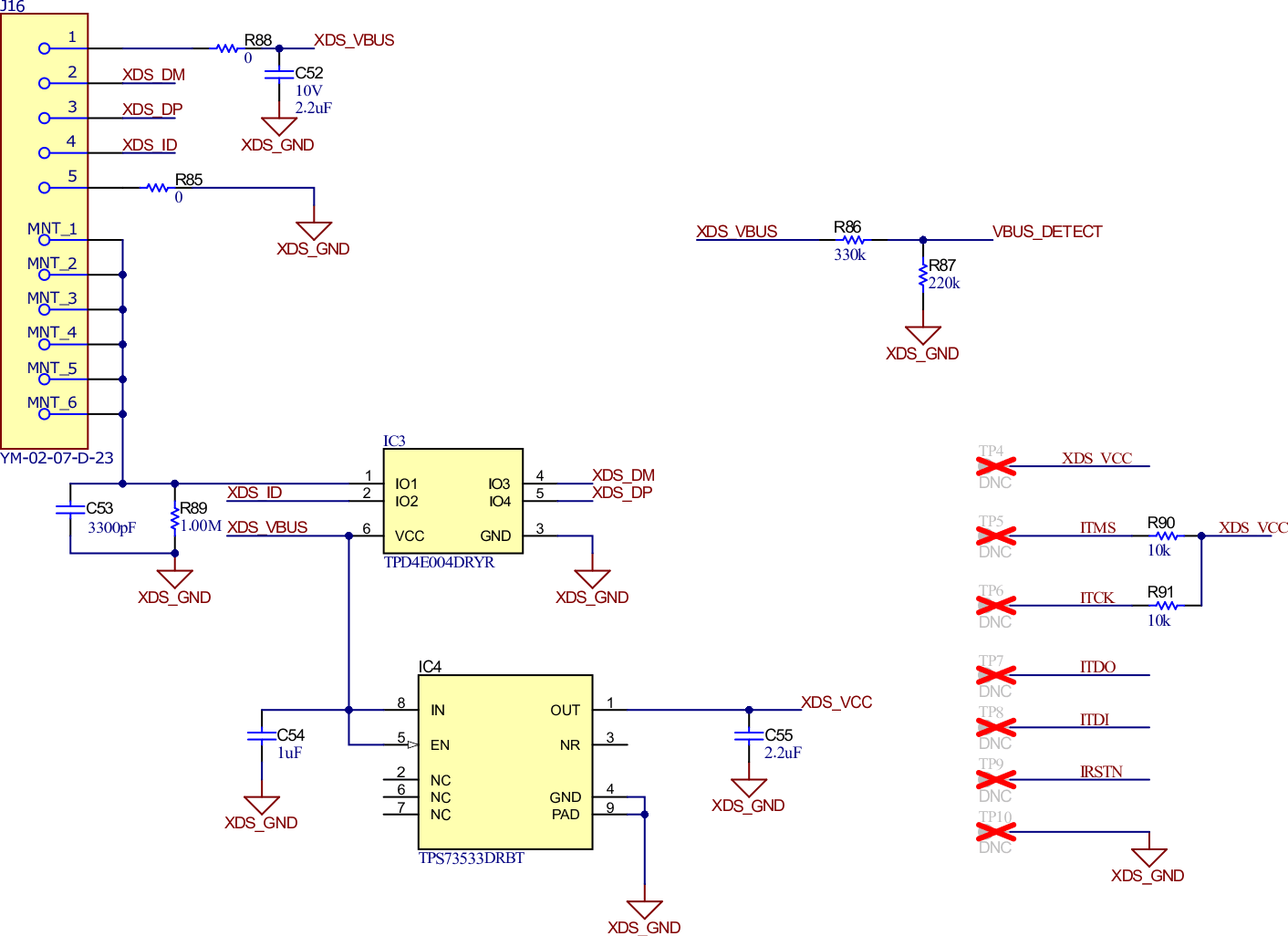 LP-MSPM0C1106  LP-MSPM0C1106 目标器件原理图