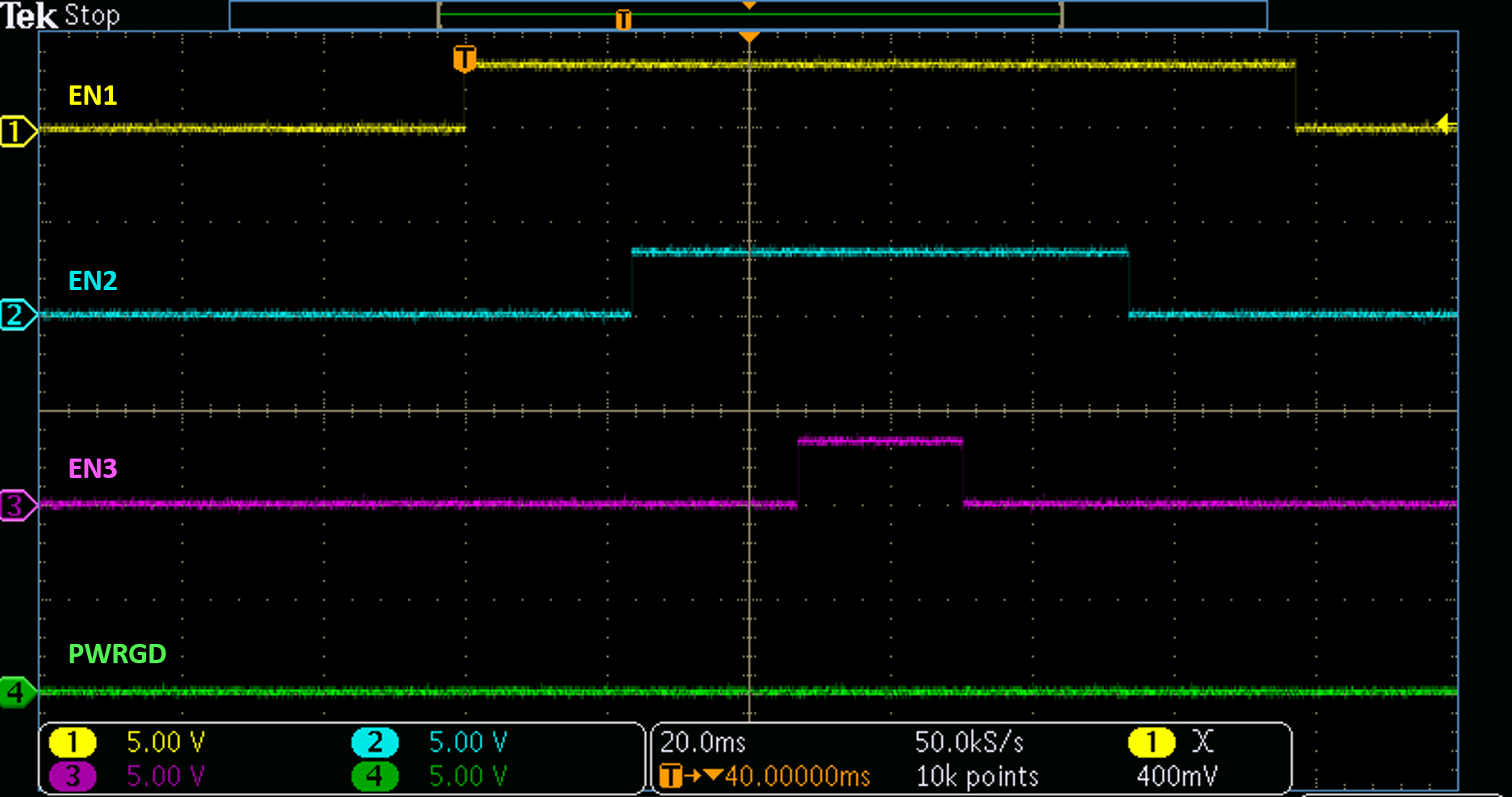 TPS7H3014EVM 调节计时器结束时间，23ms