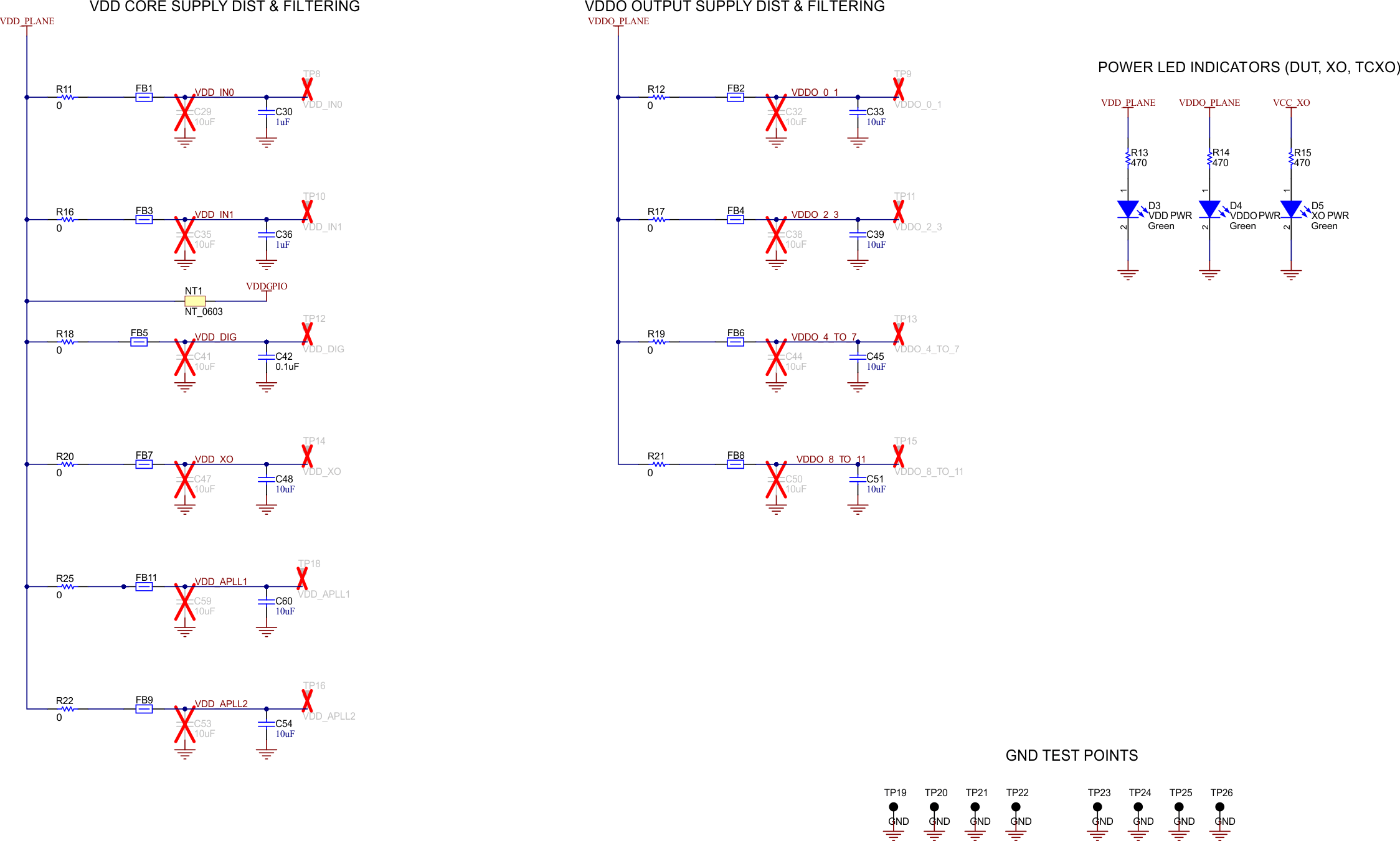 LMK5B12212EVM 配电