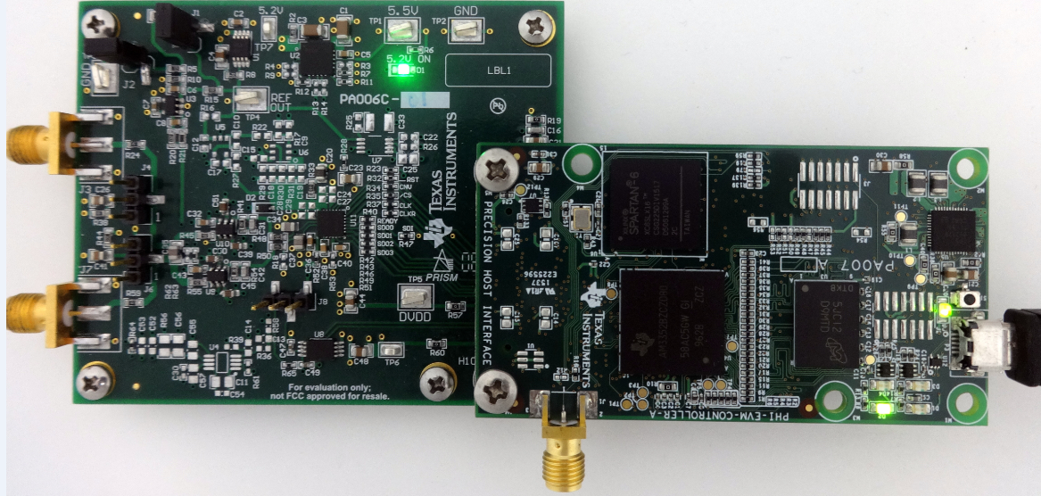  EVM-PDK 硬件设置和 LED 指示灯