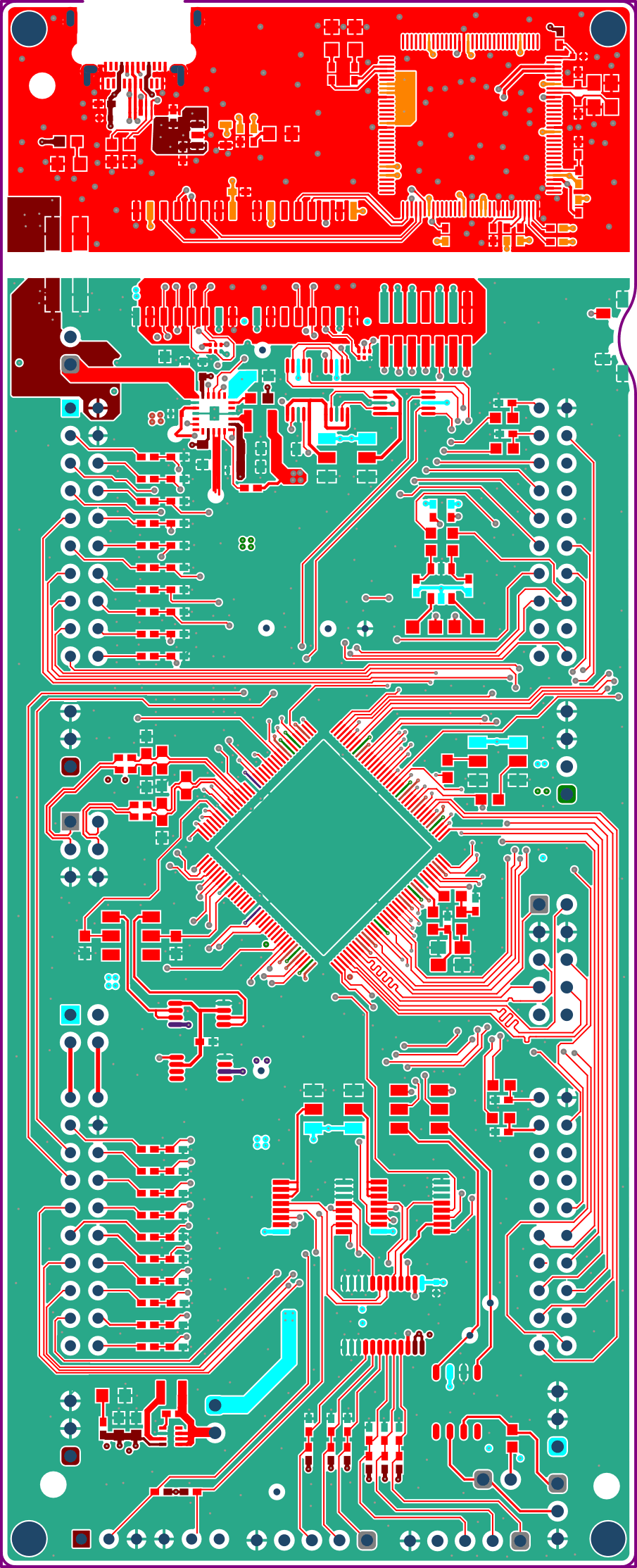 LAUNCHXL-F29H85X 顶部信号 - 第 1 层