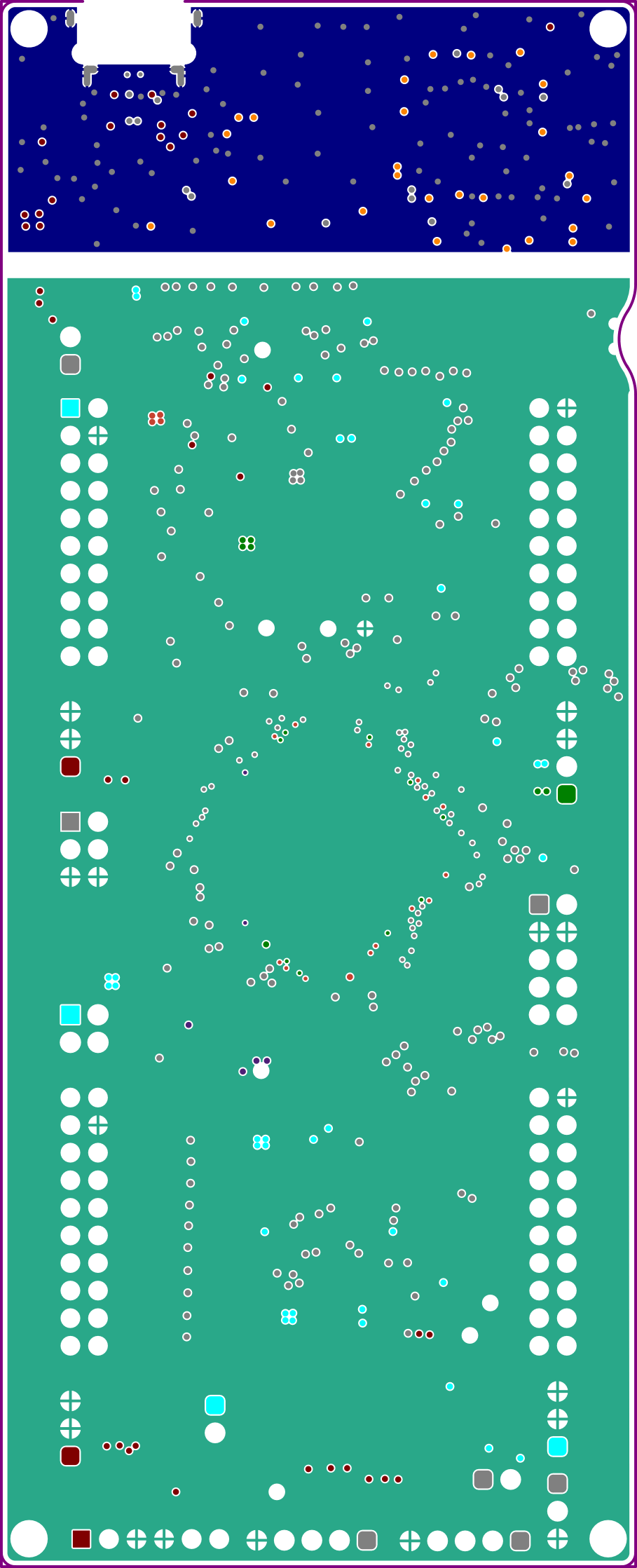 LAUNCHXL-F29H85X GND - 第 2 层
