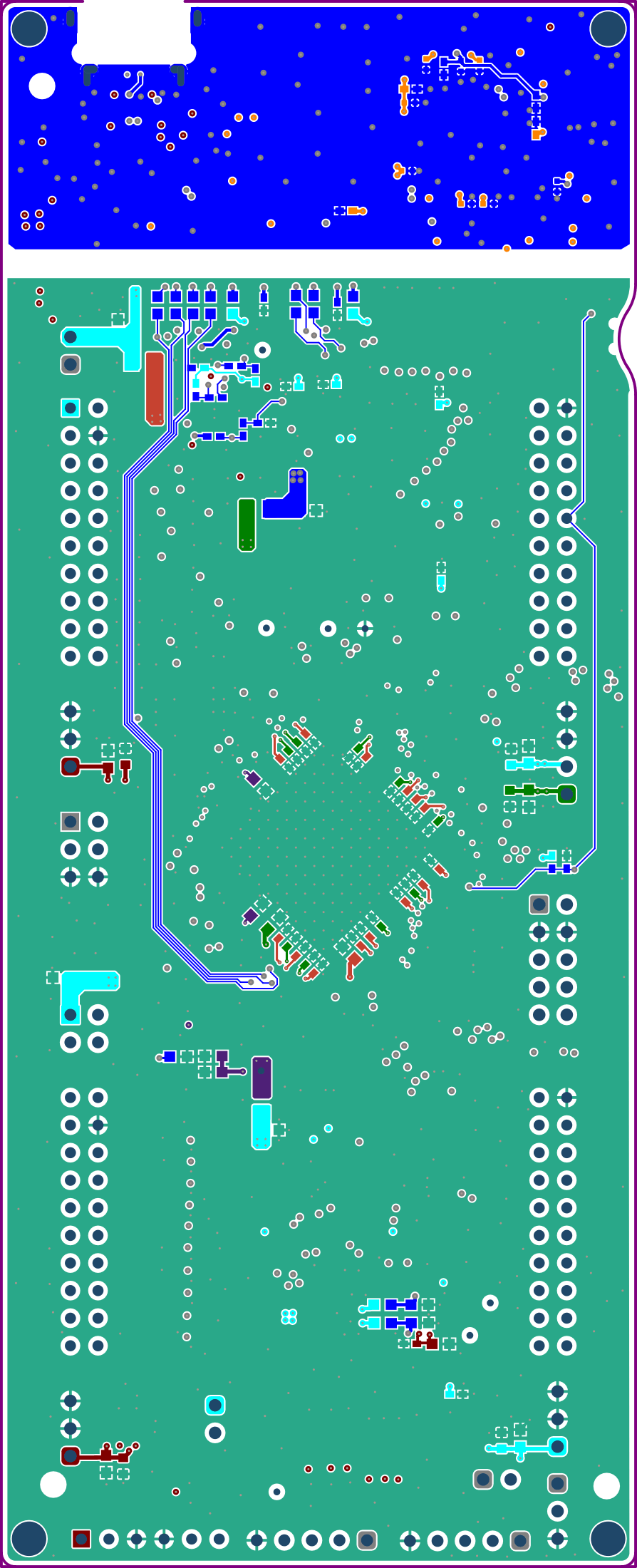 LAUNCHXL-F29H85X 底部信号 - 第 6 层