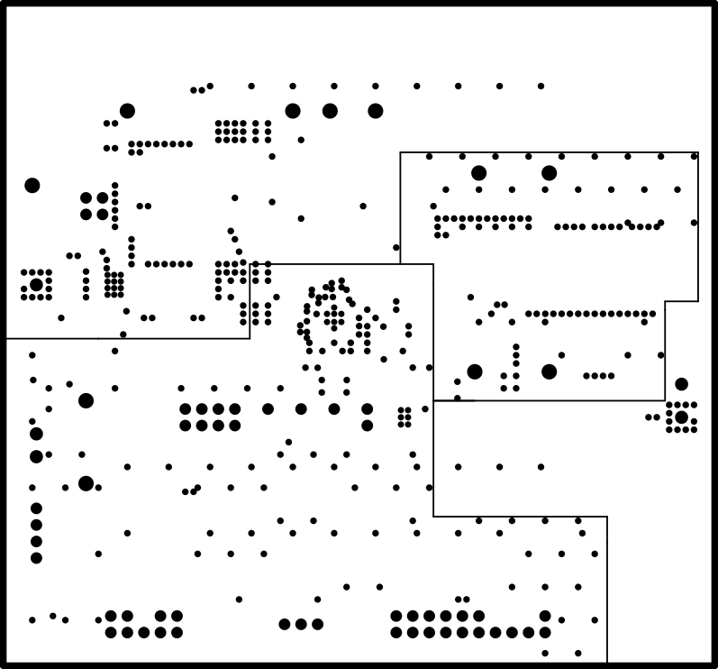 BQ25770EVM BQ25773EVM PCB 层 5（负）