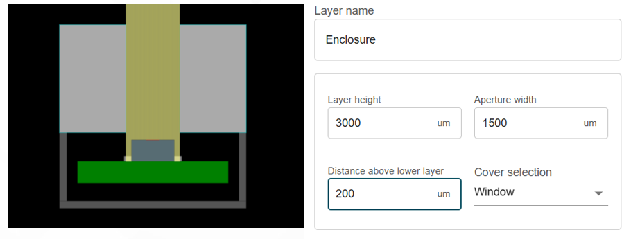  与下一层之间的距离